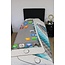 Bedsprei GSM grijs - 170x210 cm