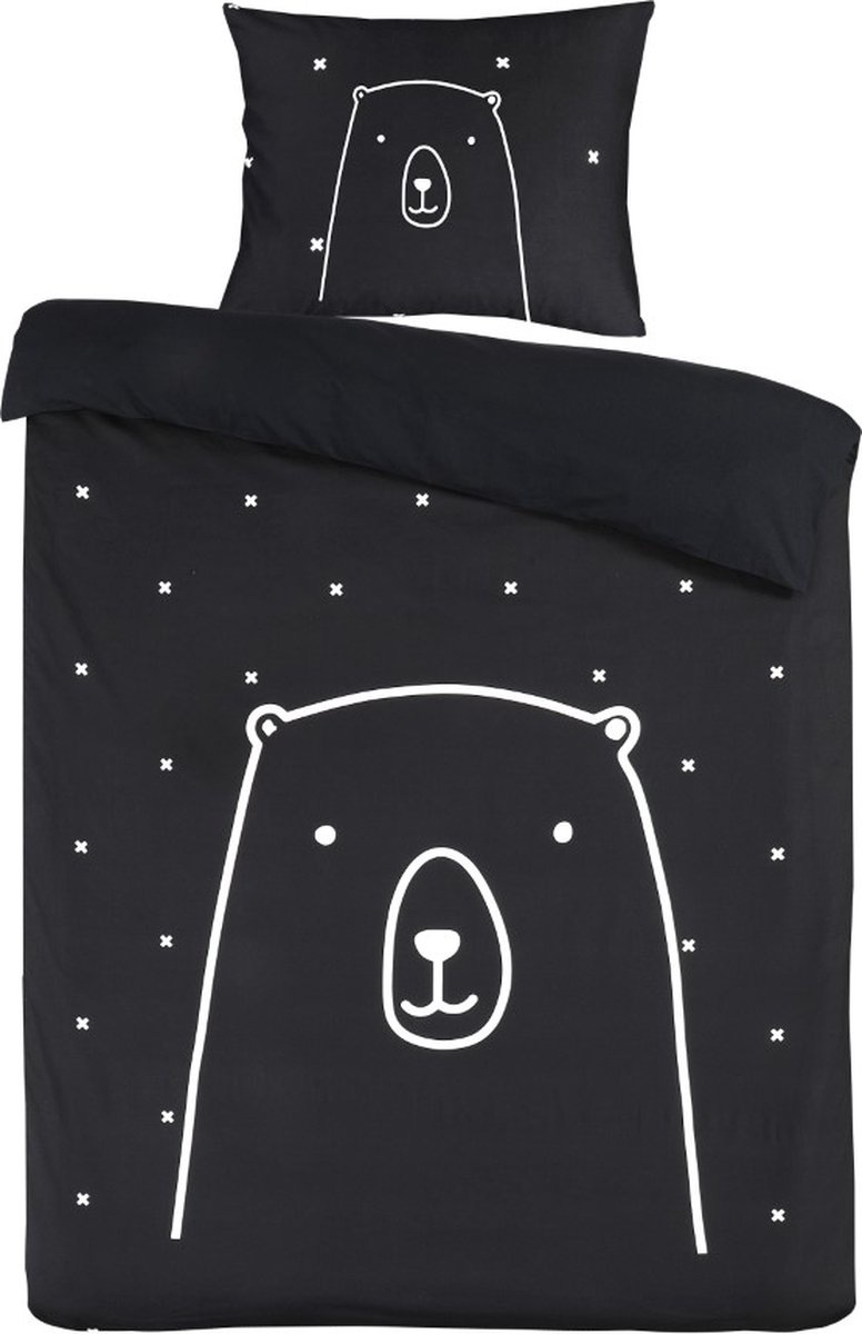 Dekbedovertrek Bear - Katoen - 140x200 + 60x70 cm