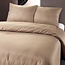 Microvezel dekbedovertrek Dallas - taupe - 140x220 + 60x70cm