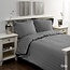 Papillon® Hotelstreep dekbedovertrek Uni satijn grijs - katoen satijn - 1-persoons (140x220 + 60x70cm)