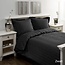 Papillon® Hotelstreep dekbedovertrek Uni Satijn zwart - katoen satijn - Lits-jumeaux (240x220 + 2st 60x70cm)