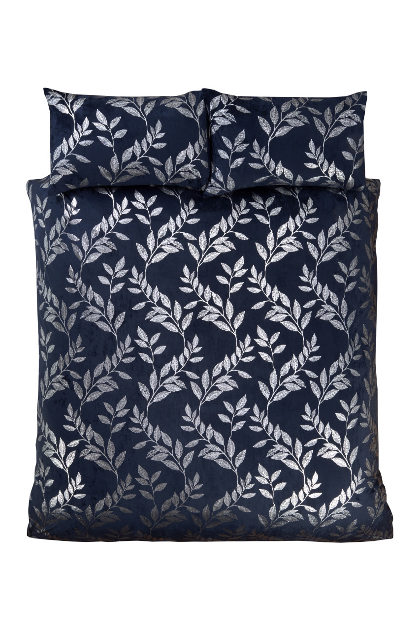 Belle Maison dekbedovertrek Como navy - velvet
