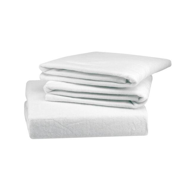 Molton hoeslaken - katoen - 90x220 cm