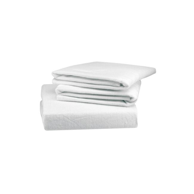 Molton hoeslaken - katoen - 90x220 cm