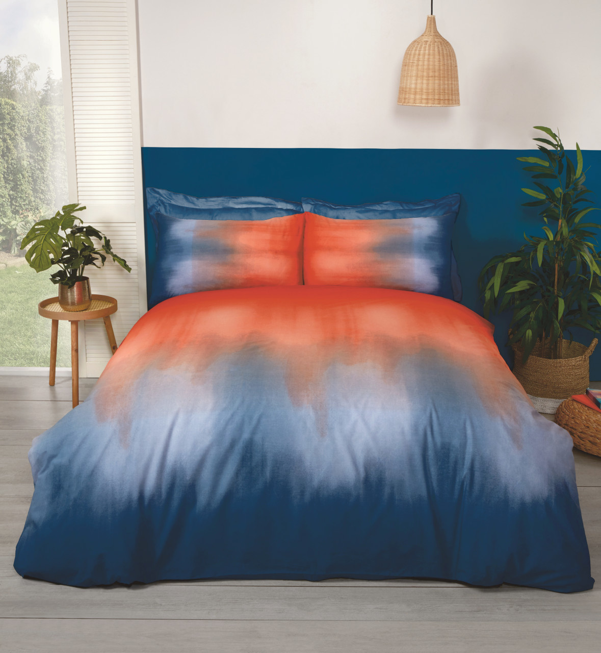Finest Homeware dekbedovertrek Ombre spice - blended katoen