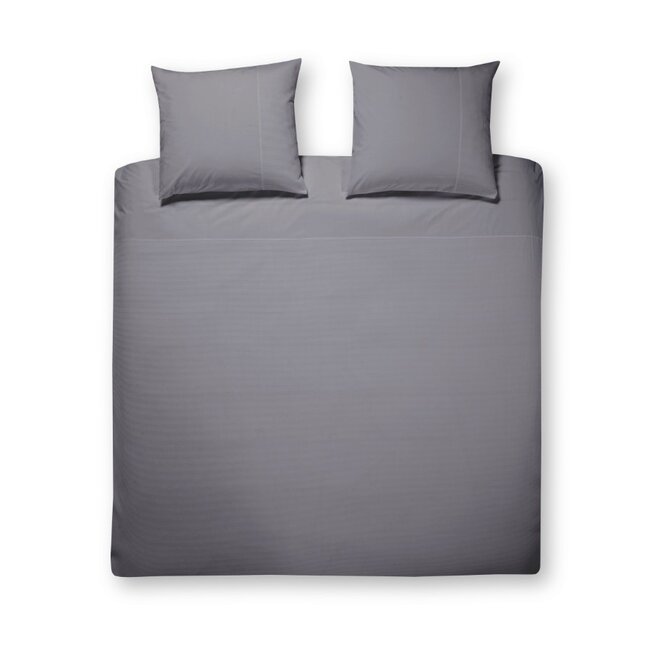 Katoen percal dekbedovertrek Mendoza antraciet