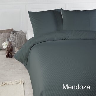 Papillon® Katoen percal dekbedovertrek Mendoza donkergroen