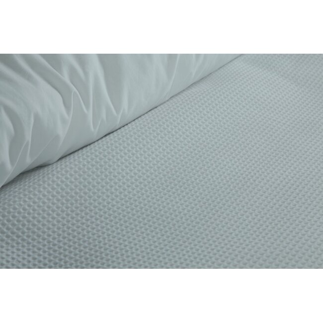 Katoen percal dekbedovertrek Mendoza lichtgroen