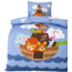 Decoware ledikant dekbedovertrek Noah's ark - katoen - 100x140 cm