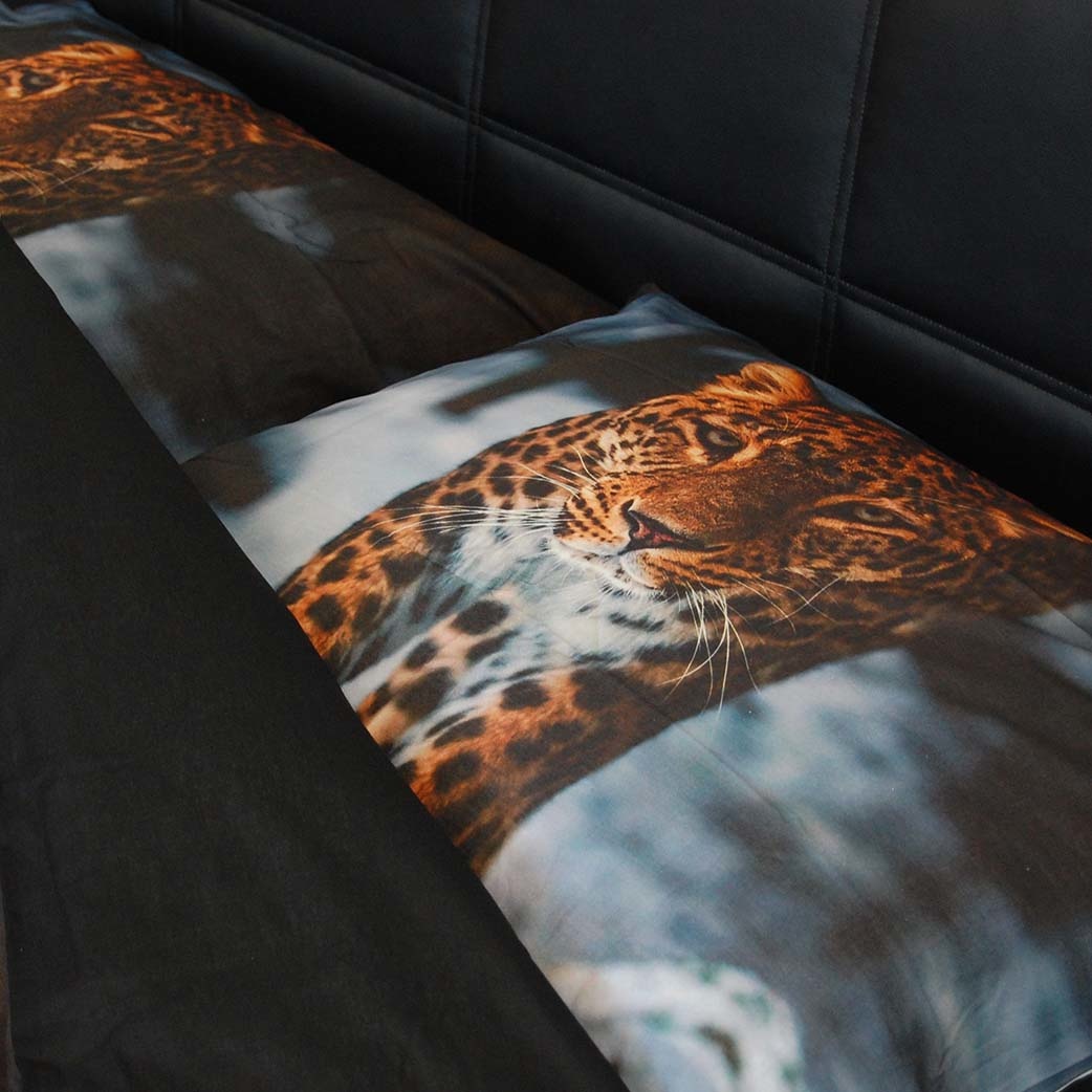 Decoware dekbedovertrek Leopard winter- katoen renforce