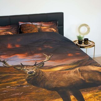 .Decoware® Katoen dekbedovertrek Deer mountain