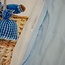 Katoen kinderdekbedovertrek Luchtballon beer blauw - 140x220 + 60x70 cm