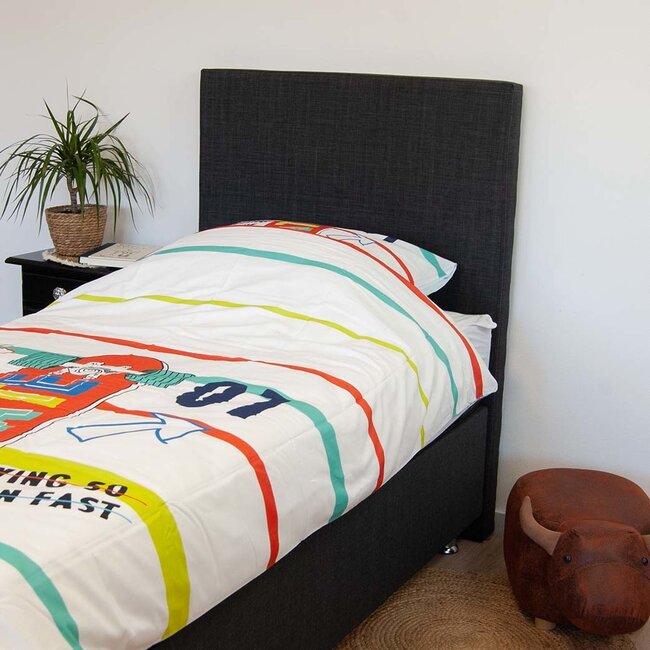 Katoen dekbedovertrek Skate - 140x220 cm