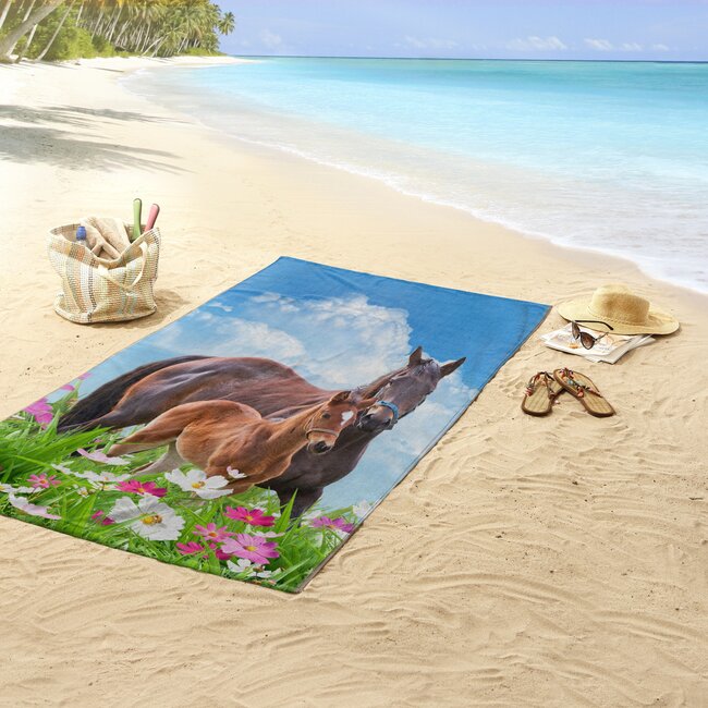 Strandlaken Horses - 75x150 cm