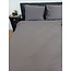 Decoware katoen dekbedovertrek Stone washed - antraciet - 1-persoons (140x220 + 60x70cm)