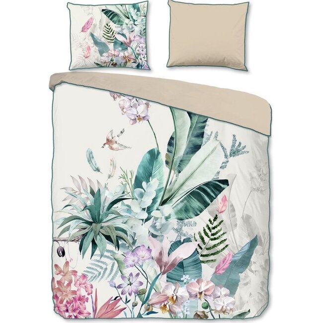 Katoen satijn dekbedovertrek Verdi