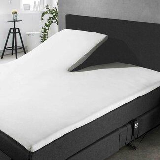 Day Dream  Splittopper hoeslaken - jersey - wit