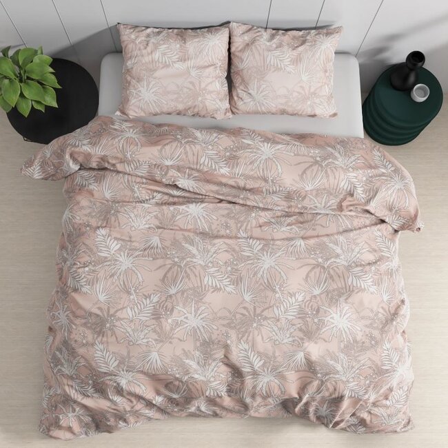 Katoen Satijn dekbedovertrek Floor