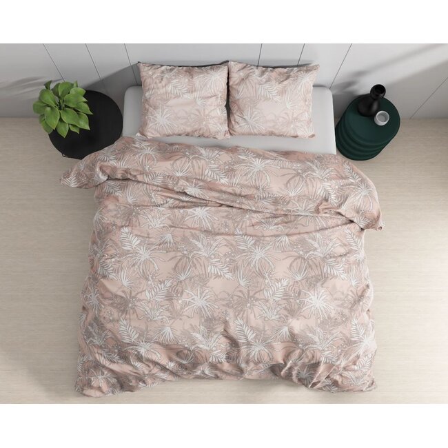 Katoen Satijn dekbedovertrek Floor