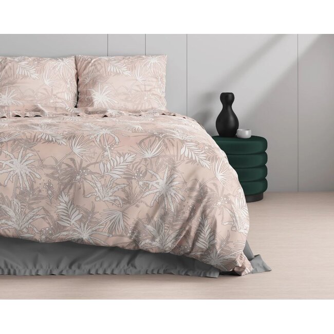 Katoen Satijn dekbedovertrek Floor