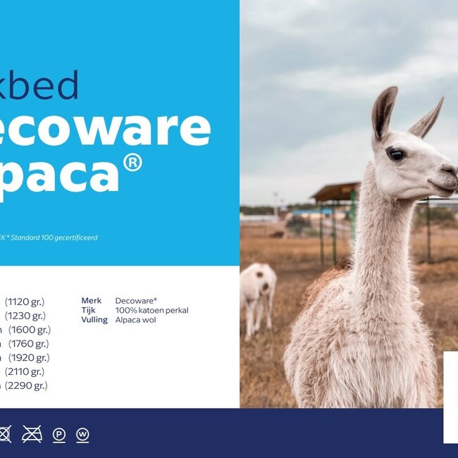All season dekbed - Alpaca wol - 400 gsm