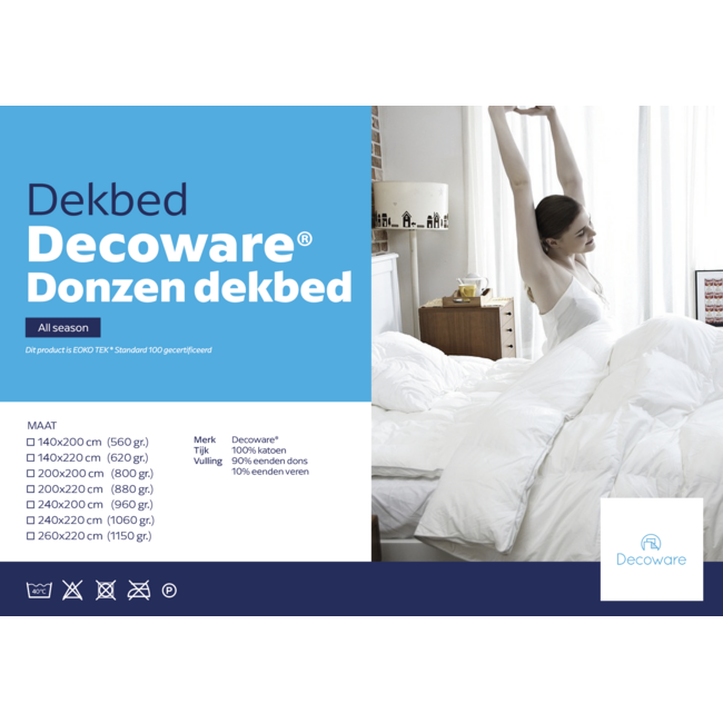 Enkel dekbed - 90% eendendons
