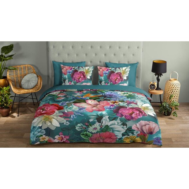 Katoen dekbedovertrek Tiandra