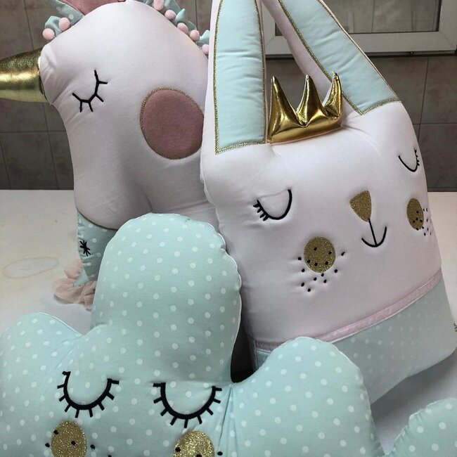 Sierkussen dream Bunny - Mint