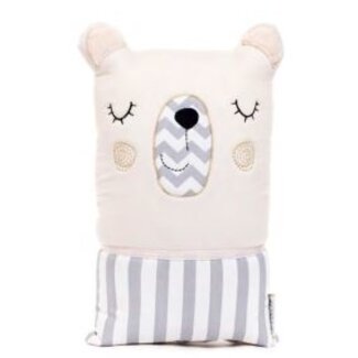 Bndeco Sierkussen Cutie Bear groot - zalm roze
