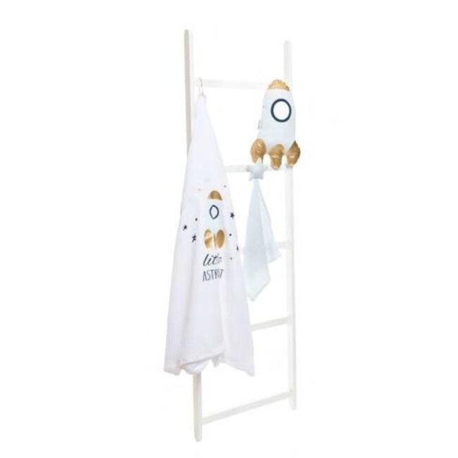 Ledikant dekbedovertrek set Little astronaut - katoen