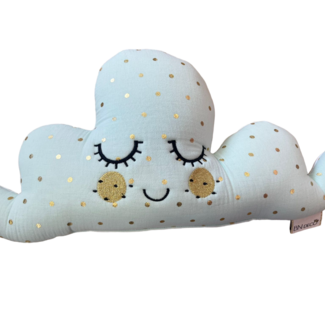 Bndeco Sierkussen wolkje - Blauw