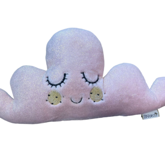 Bndeco Sierkussen wolkje - Roze glitter