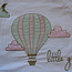 Ledikant dekbedovertrek set - Ballon - roze/mint - katoen