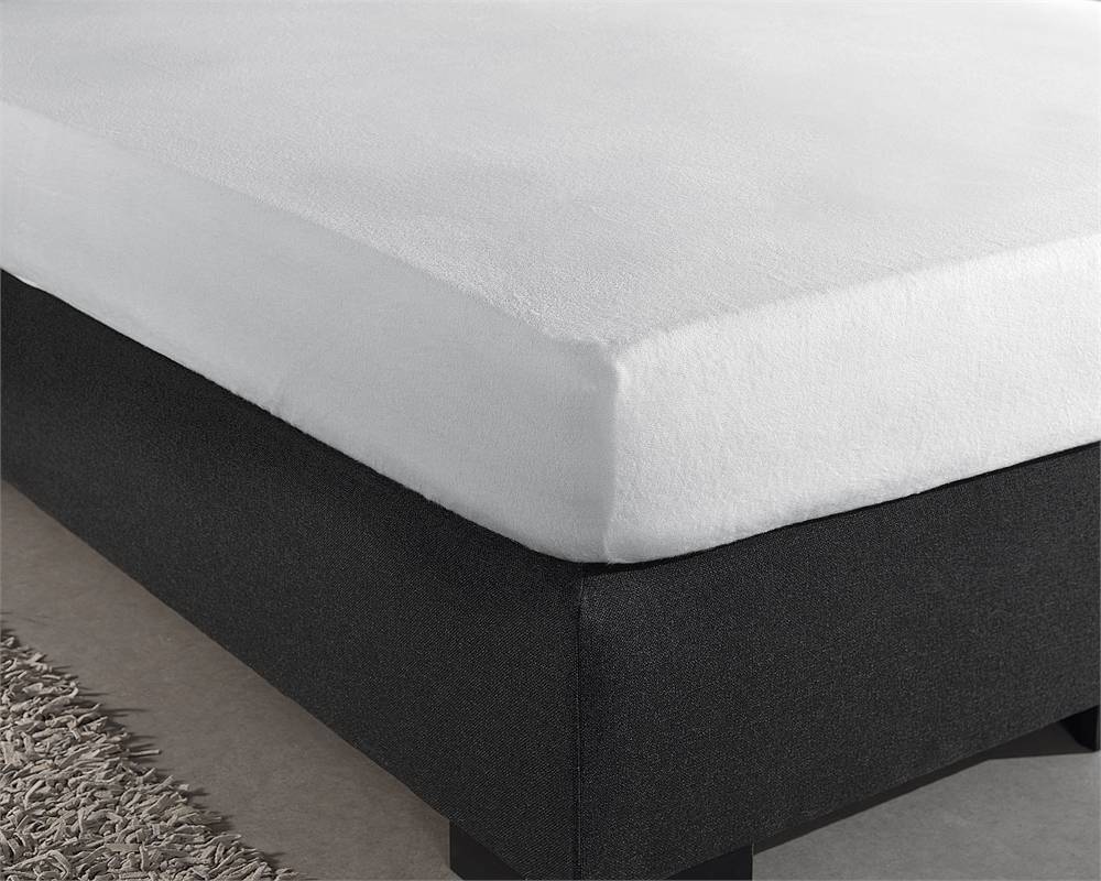 Molton stretch hoeslaken 200x200/220 cm