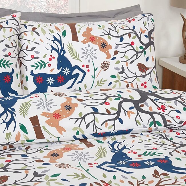 Polykatoen dekbedovertrek Tatton