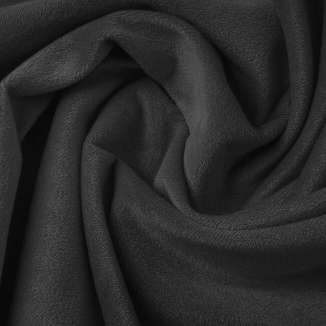 Kussensloop (Per 2 st) - Zwart - Velvet