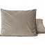 Kussensloop (Per 2 st) - Taupe - Velvet