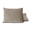 Kussensloop (Per 2 st) - Taupe - Velvet