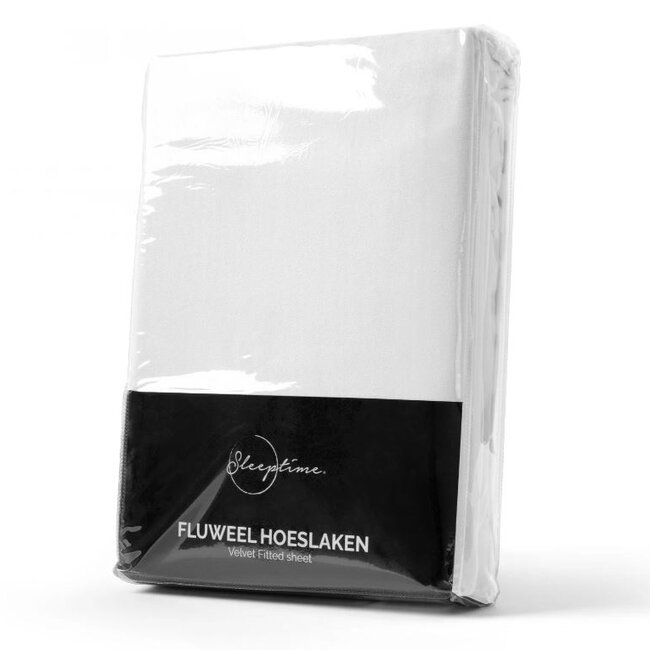 Velvet hoeslaken - 140x200 cm