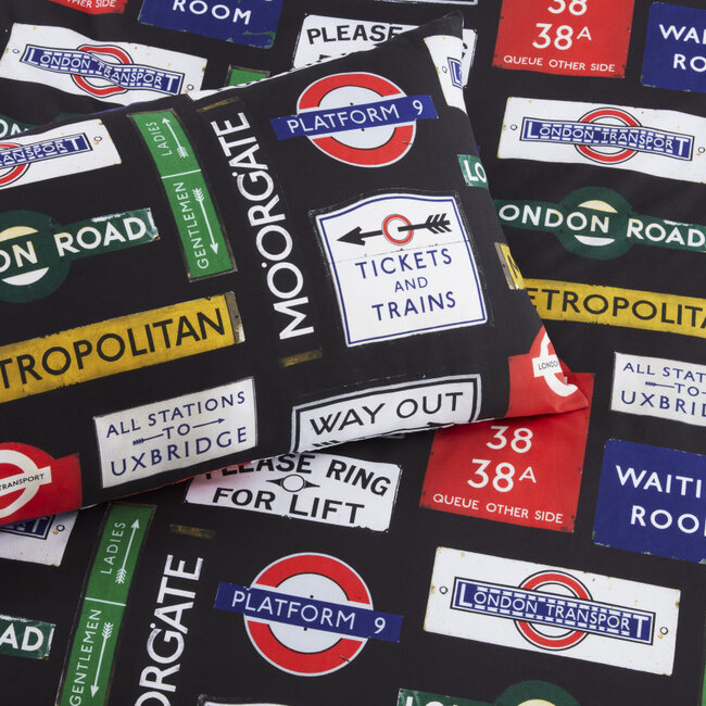 Polykatoen dekbedovertrek Transport for London