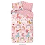 Flanel kinderdekbedovertrek Unicorn pink - 140x220  + 60x70 cm