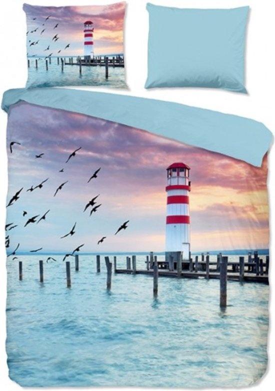 Good Morning dekbedovertrek Lighthouse - katoen