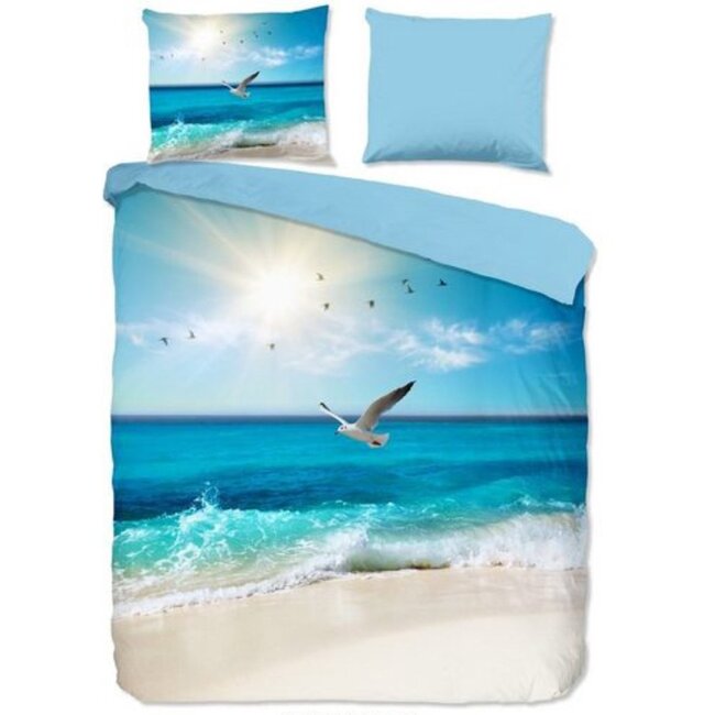 Katoen dekbedovertrek Sealife