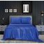 .Decoware® Glans satijn dekbedovertrek  blauw