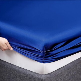 .Decoware® Glans satijn hoeslaken - 180x200 cm