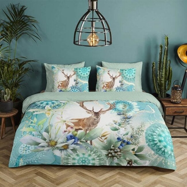 Katoen satijn dekbedovertrek Xela