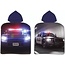Sweet Home Badponcho met capuchon politieauto