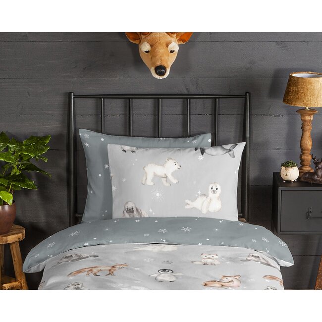 Flanel kinderdekbedovertrek Cira - 140x220 + 60x70 cm