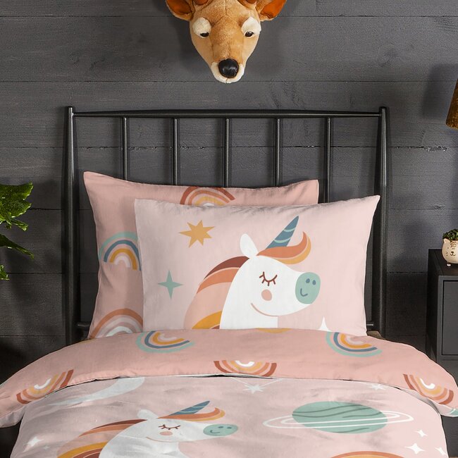 Flanel kinderdekbedovertrek Unidance - 140x220  + 60x70 cm