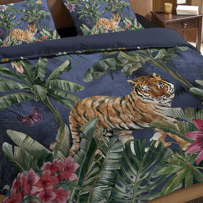 Microvezel dekbedovertrek Kane tijger